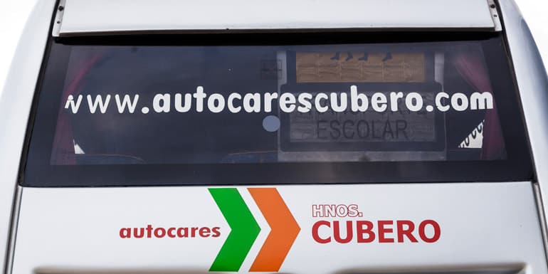 Alquiler de transporte escolar para el curso 2015/2016