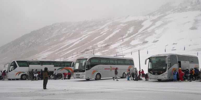 Alquila Un Autocar Para Tus Viajes A La Nieve